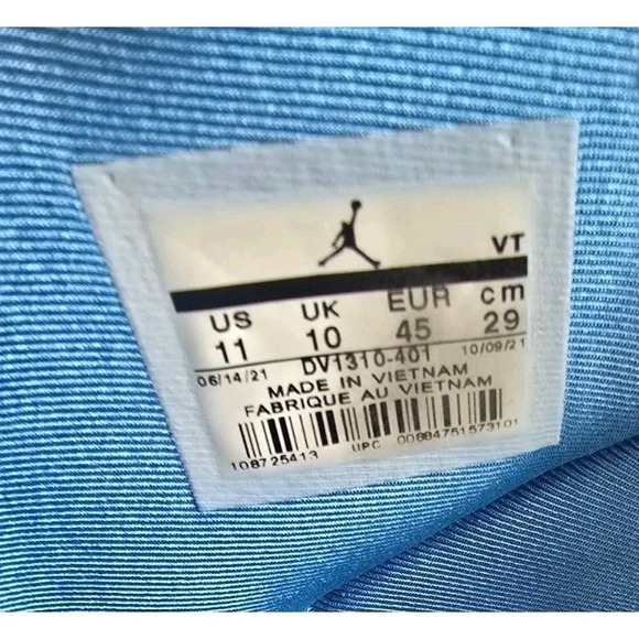 Nike Air Jordan 5 Retro SE Mens Athletic Shoes Size 11 UNC University Blue - Picture 3 of 9